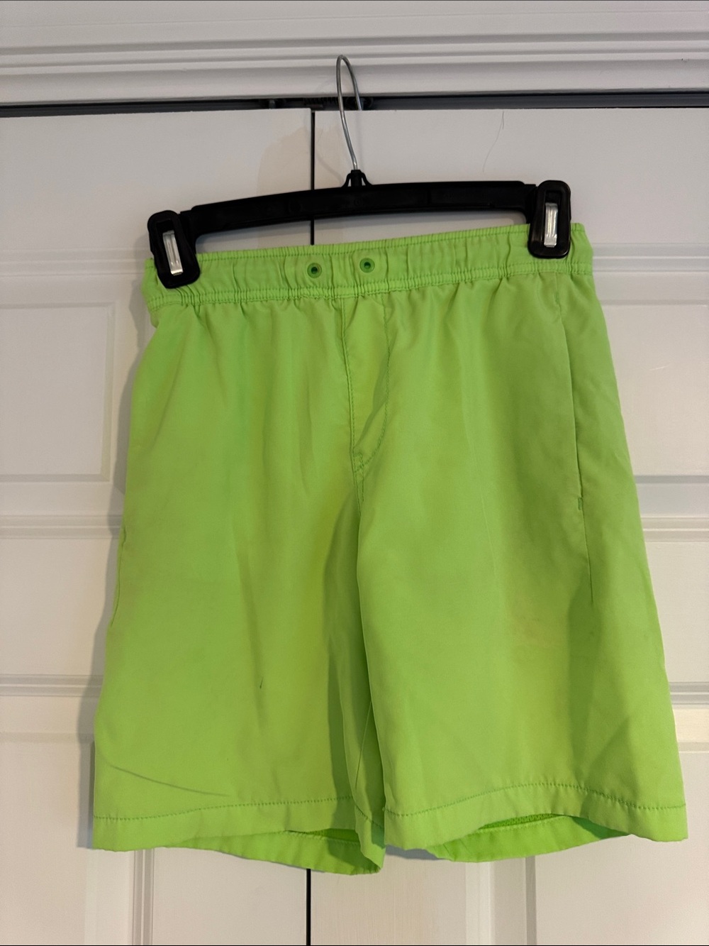 GAP Boys Neon Lime Green Swim Trunks